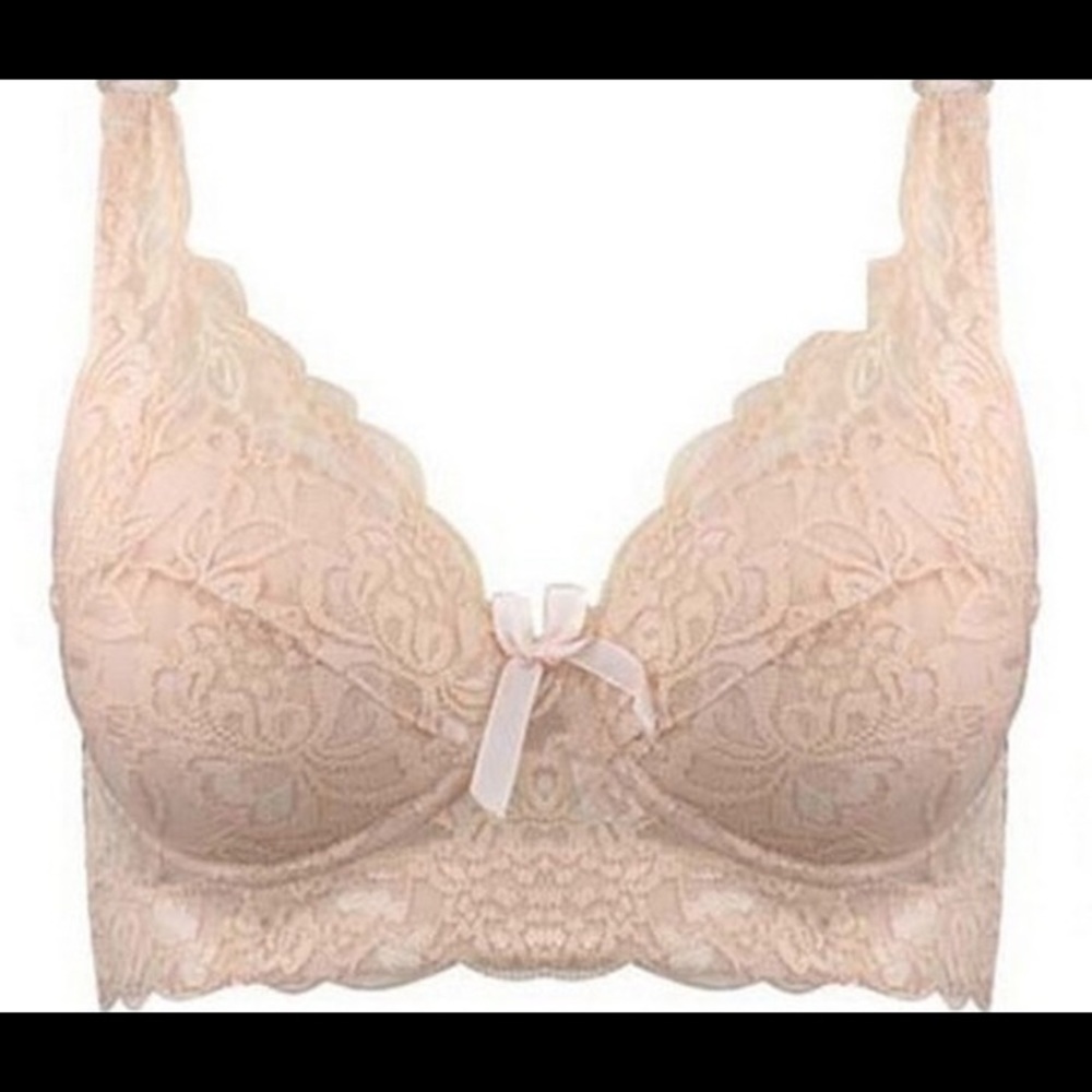 NWT Women’s 38D cup lace cotton gather bra